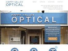 Tablet Screenshot of happyvalleyoptical.com